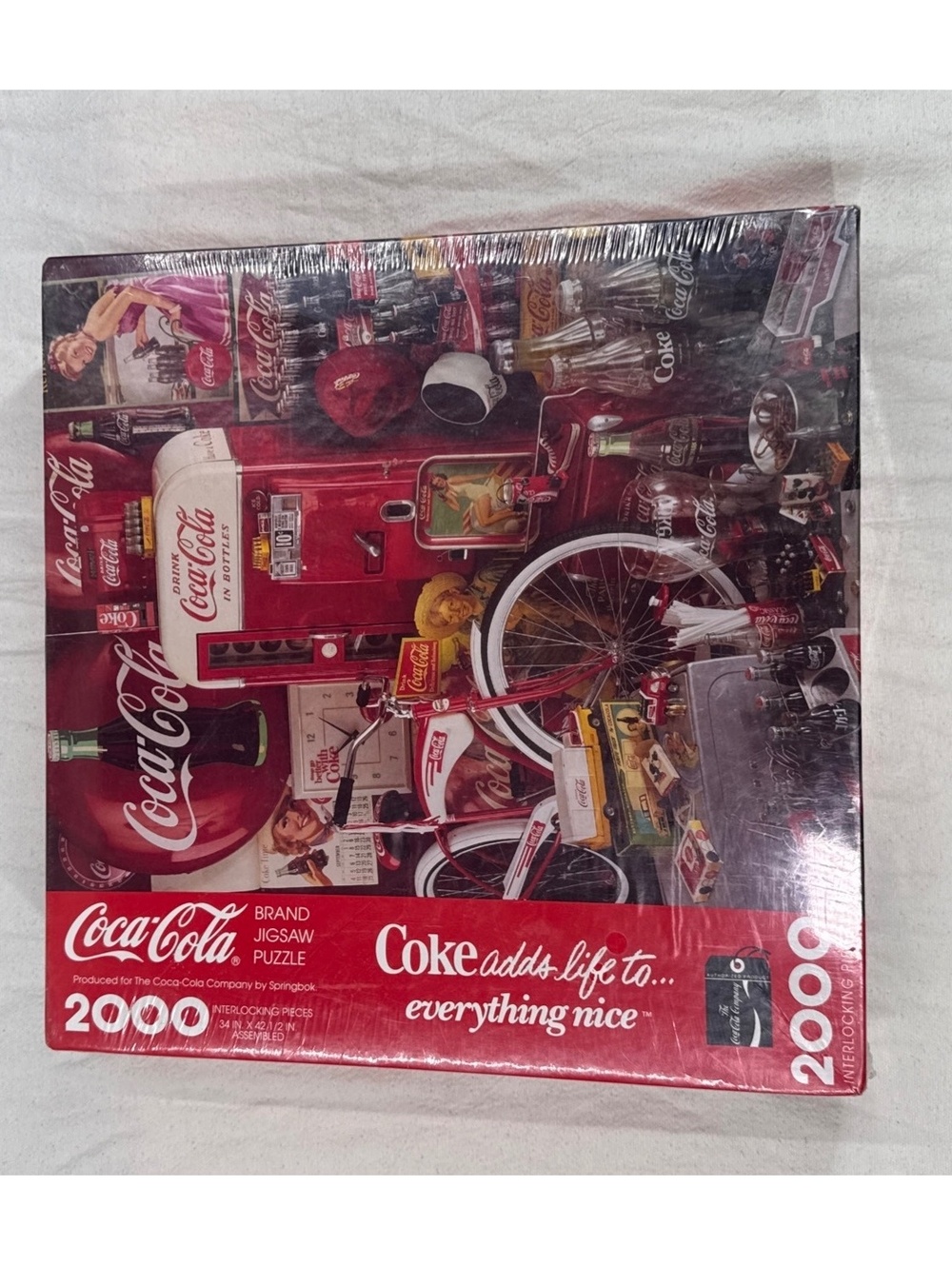 Vintage Collectibles, Coca-Cola Brand 2000 Piece Jigsaw Puzzle by Springbok